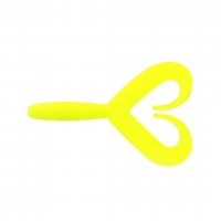 Твистер YAMAN PRO Loop-Two, р.4 inch, цвет  #02 - Chartreuse (уп.5 шт)/YP-LT4-02