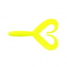 Твистер YAMAN PRO Loop-Two, р.4 inch, цвет  #02 - Chartreuse (уп.5 шт)/YP-LT4-02