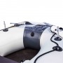Тент носовой "Мастер Лодок" с окном Ривьера Компакт 2900,3200,3400,3600 (ПВХ) свет./серый-черный