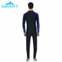 Плавательный мужской костюм "SBART" PK1008, р. 2XL, цвет: черно-синий