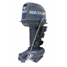 Двухтактный лодочный мотор SEATAN TP30BMS. 30 л.с,.водометная насадка, румпельная, нога S