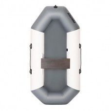 Лодка "Бриз - 190" гребки, бело/серый.Натяжное дно. Тонар