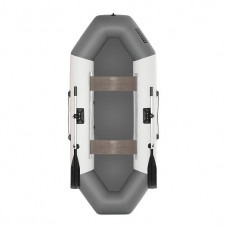 Лодка "Бриз - 280" бело/серый. Натяжное дно.Тонар