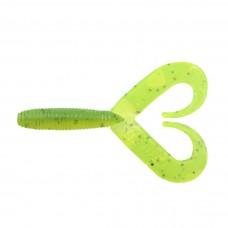 Твистер YAMAN PRO Loop-Two, р.4 inch, цвет  #10 - Green pepper (уп.5 шт)/YP-LT4-10