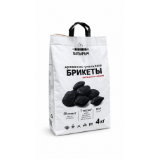 Брикет древесно - угольный "Батырыч" 4 кг.