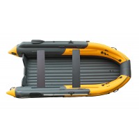 Лодка СКАТ 370 F интегрированный графит/желтый