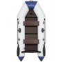Лодка АКВА 2800 Слань-книжка киль светло-серый/синий