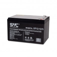 Батарея "SVC" VP12-12/S, Свинцово-кислотная 12В 12 Ач, Размер в мм.: 151*98*100