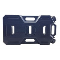 Канистры экспедиционные "ART-Rider" PRO 10л, 580х325х85мм, 2 кг, черная, 2 горловины, крышка - нос