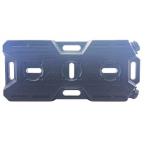 Канистры экспедиционные "ART-Rider" PRO 15л,790х350х85 мм,2,8 кг, черная, 2 горловины, крышка - нос