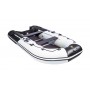 Лодка Ривьера Компакт 3400 СК комби светло-серый/черный