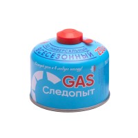 Газ для порт. плит "СЛЕДОПЫТ", метал. баллон, 230гр. резьб., (всесезонный) РОССИЯ/24/PF-FG-230R