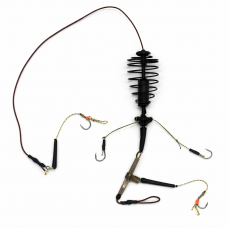 Фидерный монтаж "YONGDA FISHING" Карп Стандарт/кормушка оснащенная 60 гр/XYD-42
