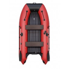 Лодка Таймень LX 3400 НДНД красный/чёрный