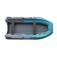 Лодка  REEF 400 F нд ТРИТОН S MAX интегрированный тем.сер/бирюзовый