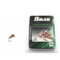 Мормышка "ЯМАН" муравей с ушком,цв.COPPER PLATED, d 4, вес 0,5 г /Я-МР0072