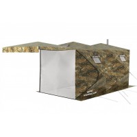 Палатка всесезонная Берег Кубоид 3.60 двухслойная, размер 3,6 x 1,8 x 1,9 м.