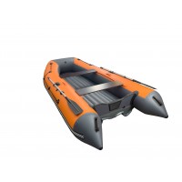 Лодка REEF-360 нд ТРИТОН стеклопластиковый интерцептер графит/оранжевый