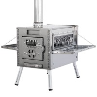 Печь "Берег" Atomstove "Камин" Большой (80 мм) Сталь AISI 430 толщиной 1 мм.