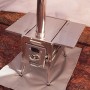 Печь "Берег" Atomstove "Камин" Большой (80 мм) Сталь AISI 430 толщиной 1 мм.