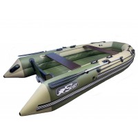 Лодка СКАТ 370 бежевый/зеленый