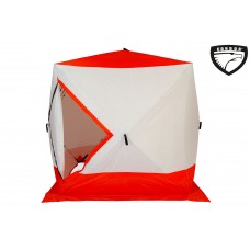 Палатка Куб "CONDOR" зимняя утепленная, размер 1,8 х 1,8 х 1,95  оранжевый/белый TH-0118