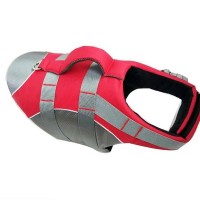 Спасательный жилет для собак "SBART" LSY-10, р. M, материал неопрен, цвет: красный