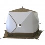 Палатка зимняя СЛЕДОПЫТ "Premium" 5 стен (1,8х1,75 м), h-2,05 м, 3 слоя, цв. белый/олива PF-TW-15