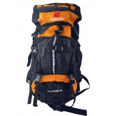 Рюкзак "YIERSHENG" FX-8852, 55 литров, цвет: оранжевый