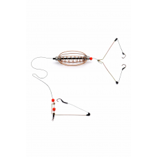 Универсальный монтаж "Карповый" 30 гр, крючки Мустад до 15 кг/УКМ