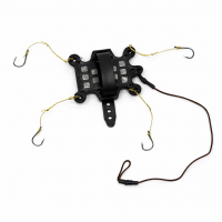 Фидерный монтаж "YONGDA FISHING" Макушатник оснащеный 80 g/4 крючка/оснастка, жмыховка/113