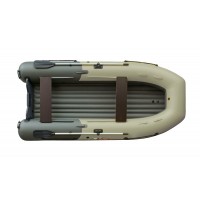 Лодка REEF-370 нд ТРИТОН S MAX стеклопластиковый интерцептор темно-серый/олива