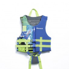 Спасательный детский жилет "SBART" K04 р. M, материал неопрен, цвет: синий