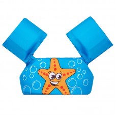 Спасательный детский жилет "SBART" K05, 2-6лет (10-30кг), материал полиэстер, цвет: голубой