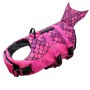 Спасательный жилет для собак "SBART" Рыбка D03, р. M, материал неопрен, цвет: розовый