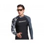 Плавательный мужской костюм "SBART" PK7078, р. XL, цвет: черный-мультиколор