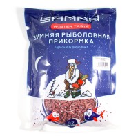 Прикормка Yaman Winter Taste Гранулы 3мм, зимняя (мотыль), цв. красный, 700 г.Y-WT-11