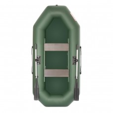 Лодка "Шкипер - 260" зеленый.Натяжное дно.Тонар