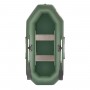 Лодка "Шкипер - 260" зеленый.Натяжное дно.Тонар