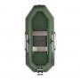 Лодка "Шкипер - 280 нт" зеленый. Натяжное + реечная слань/для моторов мощностью до 2,5 л.с.Тонар