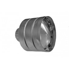 Дефлектор "Берег" на дымоход походной печи  Д65,нерж. сталь AISI 430, толщина стенки 0,5 мм.