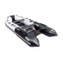 Лодка Ривьера Компакт 3600 СК Комби светло-серый/черный