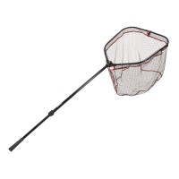 Подсачек складной телескопич. Namazu Pro NoKnot Net PVC, L- 160 см, квадратный складной обод 60 см,/