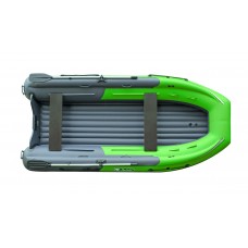 Лодка REEF-370 Fi нд ТРИТОН S MAX стеклопластиковый интерцептор темно-серый/зеленый