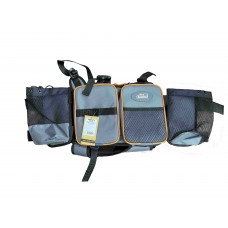 Сумка-рюкзак "СЛЕДОПЫТ" для зимнего ящика универ., 4 кармана, цв. серый/5/ PF-BP-37