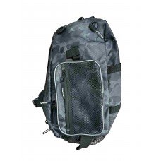 Сумка-рюкзак рыболовная "Yaman" Sling Shoulder Bag, 44х24х17 см, цв. серый камуфляж /5/ Y-SSB-01