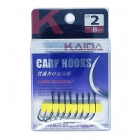 КРЮЧОК "KAIDA CARP" HOOKS №2/0 в уп 8 шт