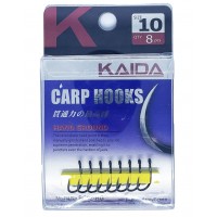 КРЮЧОК "KAIDA CARP" HOOKS №10/0 в уп 8 шт